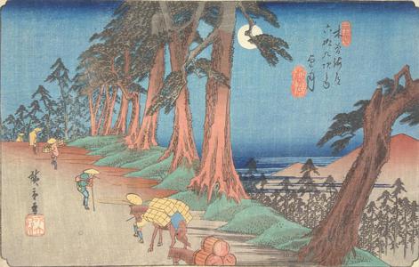 Utagawa Hiroshige: Mochizuki, no. 26 from the series The Sixty-nine Stations of the Kisokaido - University of Wisconsin-Madison