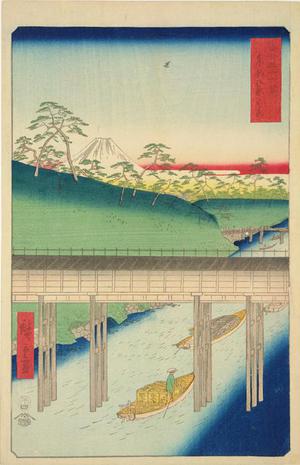 Utagawa Hiroshige: Ochanomizu in the Eastern Capital, no. 5 from the series Thirty-six Views of Mt. Fuji - University of Wisconsin-Madison