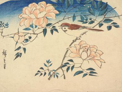 Utagawa Hiroshige: Sparrow and Roses - University of Wisconsin-Madison