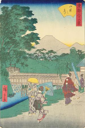 Utagawa Hiroshige II: Ochanomizu, from the series Thirty-six Views of the Eastern Capital - University of Wisconsin-Madison