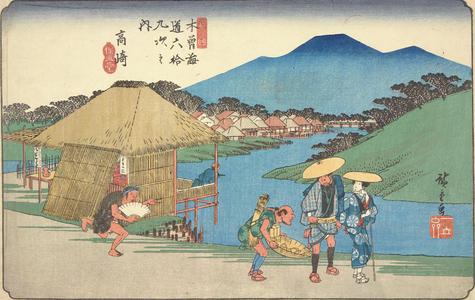 Utagawa Hiroshige: Takasaki, no. 14 from the series The Sixty-nine Stations of the Kisokaido - University of Wisconsin-Madison