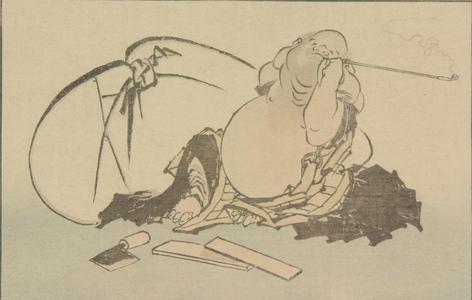 Katsushika Hokusai: Untitled (Hotei), from the portfolio Hokusai's Shashin Gwofu - University of Wisconsin-Madison