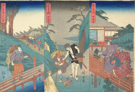Utagawa Hiroshige: Acts Four, Five, and Six, from the series Chushingura - University of Wisconsin-Madison