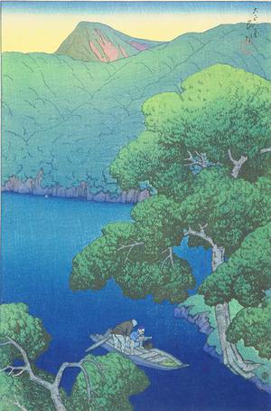 川瀬巴水: Tutsa Marsh, Mutsu, from the series Souvenirs of Travel, First Series - ウィスコンシン大学マディソン校