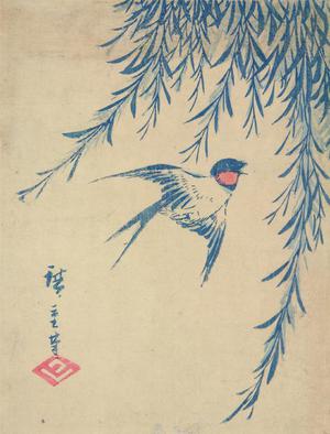 Utagawa Hiroshige: Swallow and Willow Branches - University of Wisconsin-Madison