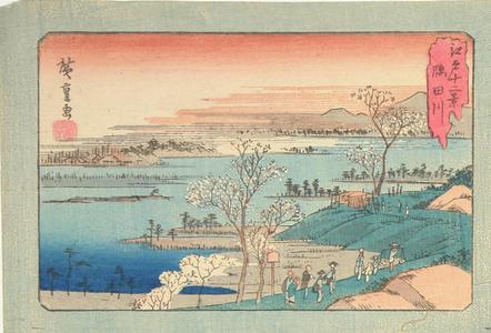 Utagawa Hiroshige: Sumida River, from the series Twelve Views of Edo - University of Wisconsin-Madison