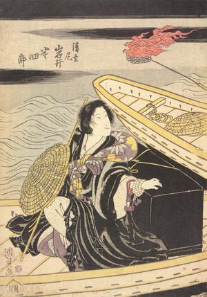 Japanese Print "The Actor Iwai Hanshiro V as the Nun Seigen" by Utagawa Kunisada, 歌川国貞 (Utagawa Kunisada)