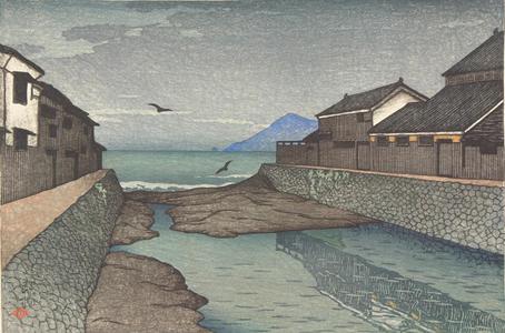 Kawase Hasui: The Hori River, Obama, from the series Souvenirs of Travel, First Series - University of Wisconsin-Madison