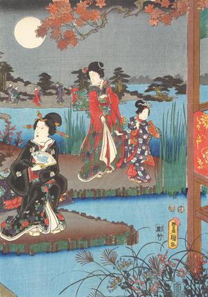 Utagawa Kunisada: Women in a Garden - University of Wisconsin-Madison