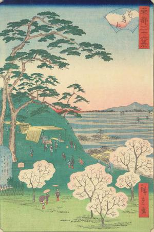 Utagawa Hiroshige II: Asuka Hill, from the series Thirty-six Views of the Eastern Capital - University of Wisconsin-Madison