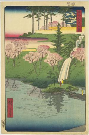 Utagawa Hiroshige: Chiyo Pond at Meguro, no. 23 from the series One-hundred Views of Famous Places in Edo - University of Wisconsin-Madison