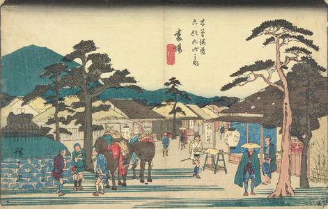 Utagawa Hiroshige: Bamba, no. 63 from the series The Sixty-nine Stations of the Kisokaido - University of Wisconsin-Madison