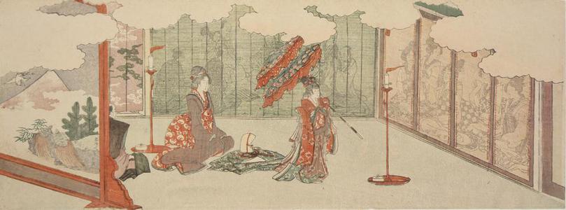 Katsushika Hokusai: Child Performing Dance in a Wealthy Household - University of Wisconsin-Madison