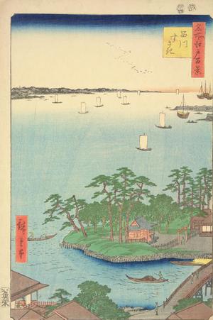 Utagawa Hiroshige: Susaki and Shinagawa, no. 83 from the series One-hundred Views of Famous Places in Edo - University of Wisconsin-Madison