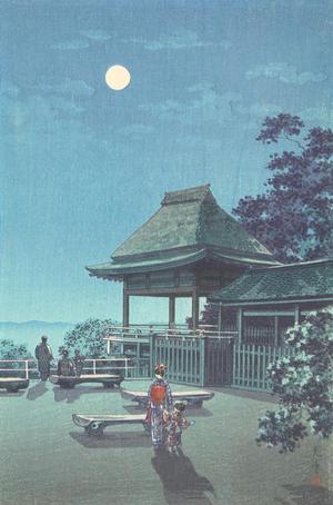Tsuchiya Koitsu: Autumn Moon at Ishiyamadera - University of Wisconsin-Madison