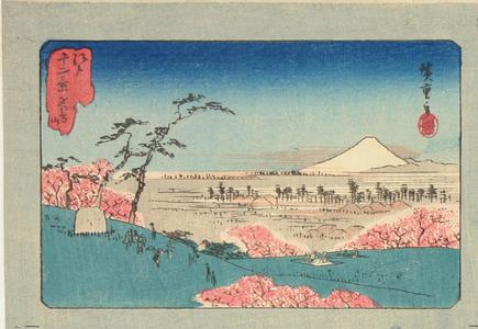 Utagawa Hiroshige: Asuka Hill, from the series Twelve Views of Edo - University of Wisconsin-Madison