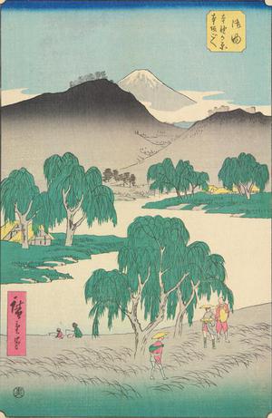 歌川広重: The Twelve Views of Mount Fuji - ウィスコンシン大学マディソン校