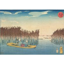 Utagawa Kuniyoshi: Gathering Seaweed at Omori, from the series Famous Places ... - University of Wisconsin-Madison