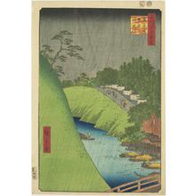 歌川広重: Seido and the Kanda River from Shohei Bridge, no. 46 from the series One-hundred Views of Famous Places in Edo - ウィスコンシン大学マディソン校