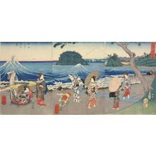 Utagawa Hiroshige II: Pilgrimage to Enoshima in Sagami Province - University of Wisconsin-Madison