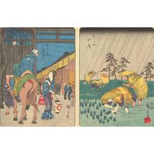 Utagawa Hiroshige: Fuchu, no. 20 from the series Fifty-three Stations (Figure Tokaido) - University of Wisconsin-Madison