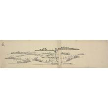 歌川広重: Hagidera, from a series of Views of the Environs of Edo - ウィスコンシン大学マディソン校