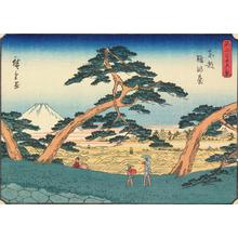 Utagawa Hiroshige: Surugadai in the Eastern Capital, no. 28 from the series Thirty-six Views of Mt. Fuji - University of Wisconsin-Madison