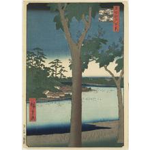 歌川広重: The Paulownia Plantation at Akasaka, no. 48 from the series One-hundred Views of Famous Places in Edo - ウィスコンシン大学マディソン校