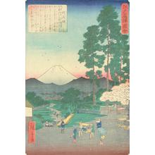 Utagawa Hiroshige II: Gyonin Slope, from the series Pictures of Famous Places in Edo - University of Wisconsin-Madison