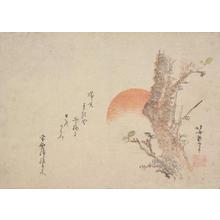 Katsushika Hokusai: Plum Tree and Rising Sun - University of Wisconsin-Madison