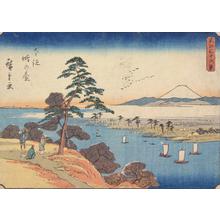 歌川広重: Konodai in Shimosa Province, no. 15 from the series Thirty-six Views of Mt. Fuji - ウィスコンシン大学マディソン校