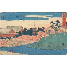 Utagawa Hiroshige: Evening Bell at Asakusa, from the series Eight Views of Edo - University of Wisconsin-Madison