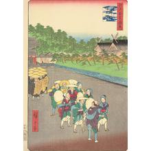 歌川広重: Shinmei Shrine and Zojoji in Shiba, no. 79 from the series Supplement to the One-hundred Famous Views of Edo - ウィスコンシン大学マディソン校