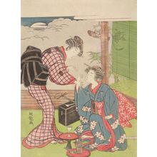 Isoda Koryusai: Two Women Playing a Hand Game - University of Wisconsin-Madison