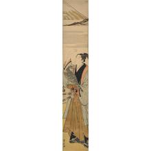 Torii Kiyonaga: Youth with Falcon and Mt. Fuji - University of Wisconsin-Madison