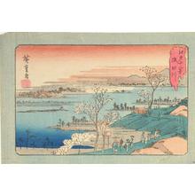 Utagawa Hiroshige: Sumida River, from the series Twelve Views of Edo - University of Wisconsin-Madison