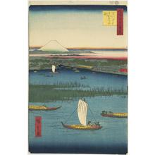 Utagawa Hiroshige, 歌川広重 (Utagawa Hiroshige)による浮世絵「Mitsumata Wakarenofuchi, no. 67 from the series One-hundred Views of Famous Places in Edo」