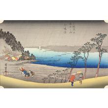 Utagawa Hiroshige: Ibanuma on the Road to Narita in Shimosa Province, no. 20 from the series Intermediate Stations on the Tokaido and Views along the Narita Highway - University of Wisconsin-Madison