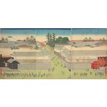 Utagawa Hiroshige: A True View of Kasumigaseki, from the series Famous Places in the Eastern Capital - University of Wisconsin-Madison