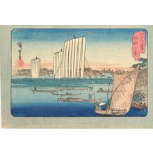 Utagawa Hiroshige: View of Nakazu, from the series Twelve Views of Edo - University of Wisconsin-Madison