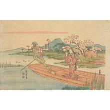 歌川広重: The Mother of Umewakamaru Crossing the Sumida River in Search of her Son - ウィスコンシン大学マディソン校
