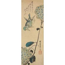 Utagawa Hiroshige: Sparrows and Hydrangeas - University of Wisconsin-Madison