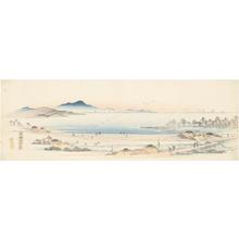 Utagawa Hiroshige: The Salt Beach at Gyotoku, from a series of Views of the Environs of Edo - University of Wisconsin-Madison