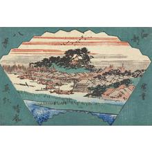 Utagawa Hiroshige: Haze on a Clear Day at Matsuchi, from the series Eight Views of Edo - University of Wisconsin-Madison