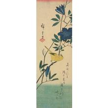 Utagawa Hiroshige: Canary and Clematis - University of Wisconsin-Madison