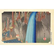 Utagawa Hiroshige: The Great Waterfall at Oyama, no. 15 from the series Intermediate Stations on the Tokaido and Views along the Narita Highway - University of Wisconsin-Madison