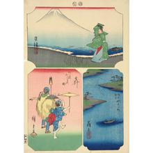 Utagawa Hiroshige: Okitsu, Yui, and Kambara, no. 5 from the series Pictures of the Fifty-three Stations of the Tokaido - University of Wisconsin-Madison