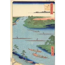Utagawa Hiroshige: Mouth of the Naka River, no. 60 from the series One-hundred Views of Famous Places in Edo - University of Wisconsin-Madison