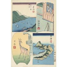 Utagawa Hiroshige: Nagato, Bingo, Aki, and Suo, no. 15 from the series Harimaze Pictures of the Provinces - University of Wisconsin-Madison