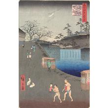 歌川広重: Aoi Slope Outside Tora Gate, no. 113 from the series One-hundred Views of Famous Places in Edo - ウィスコンシン大学マディソン校